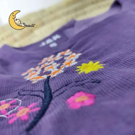 سارافون دخترانه مخمل کبریتی گلدوزی مناسب 1 تا 4 سال گزینه ها سایز سایز 2