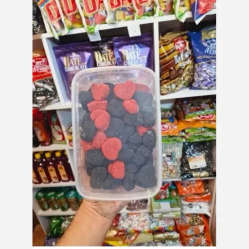 پاستیل تمشکی وزن 250 گرم
