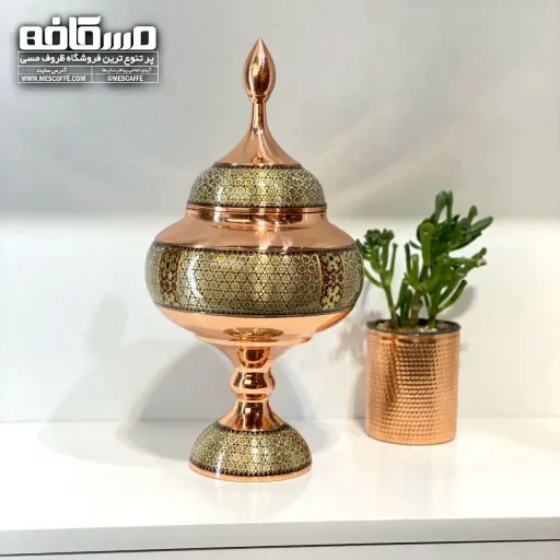 شکلات خوری خاتم کاری شده(سایز 25/کد 461)