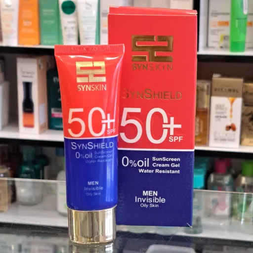 کرم ژل ضدآفتاب آقایان SPF50 ساین اسکین