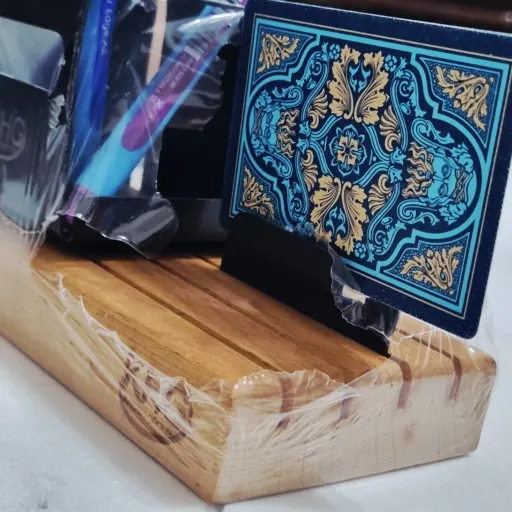 قالب چوب و فلز جا موبایلی، جا خودکاری و جای یادداشت  برند KHG