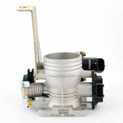 دریچه گاز کامل مکانیکی - پراید - euro4 x100 برند SSAT (KESENS)