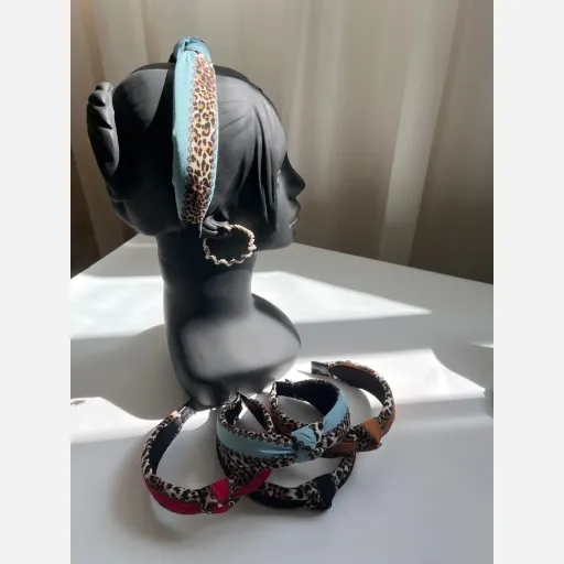 تل گره ای طرح دار رنگ مشکی