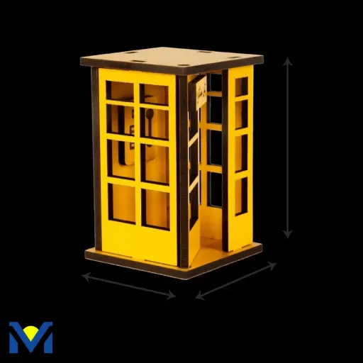 باجه تلفن ماکت مجتبی