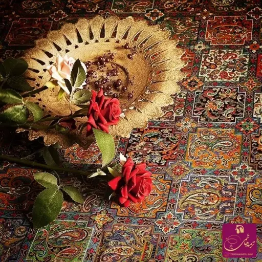ترمه متری طرح چهارخونه