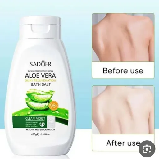 نمک حمام بدن آلوئه ورا سادور / Sadoer Aloe Vera Body Bath Salt Sadoer Aloe Vera Body Bath Salt