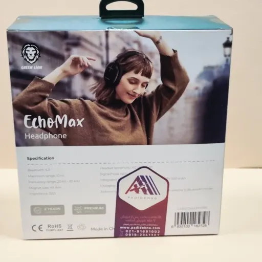 هدفون بلوتوثی اکومکس ( ECHO MAX) مدل گرین لاین GREEN LION