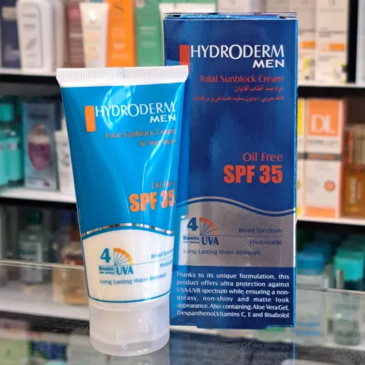 کرم ضدآفتاب آقایان SPF35 هیدرودرم