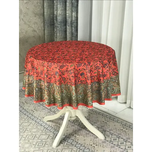 گلستانه دایره قطر 100 قرمز