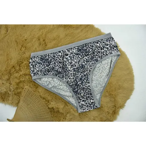 شورت زنانه طرح پلنگی جنس پنبه سایز XL کد 10839 گزینه ها طرح-4