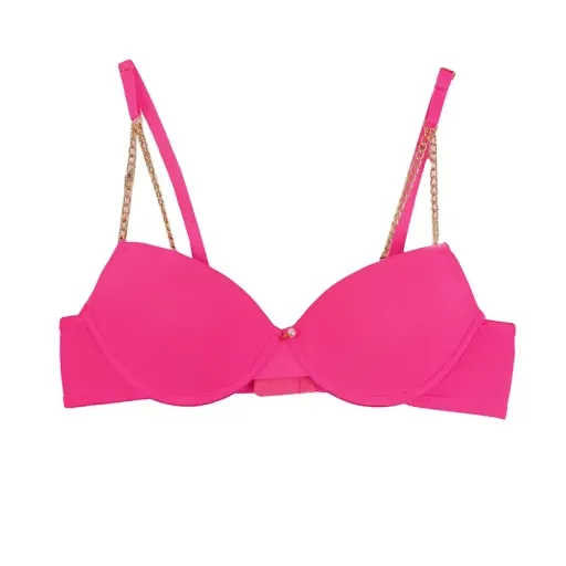 لباس زیر زنانه اسفنجی فنردار هارنس دار سایزبندی S M L گزینه ها صورتی | سایز L