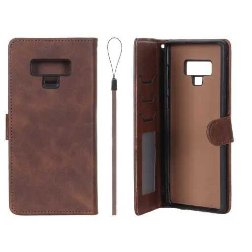 کیف موبایل مگنتی جاکارتی درجه یک داخل خز MNC Plus سامسونگ مدل Samsung Galaxy Note 9 رنگ خاکستری
