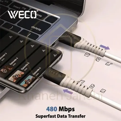 کابل شارژ ویکو WeC-45 Snake Type-C