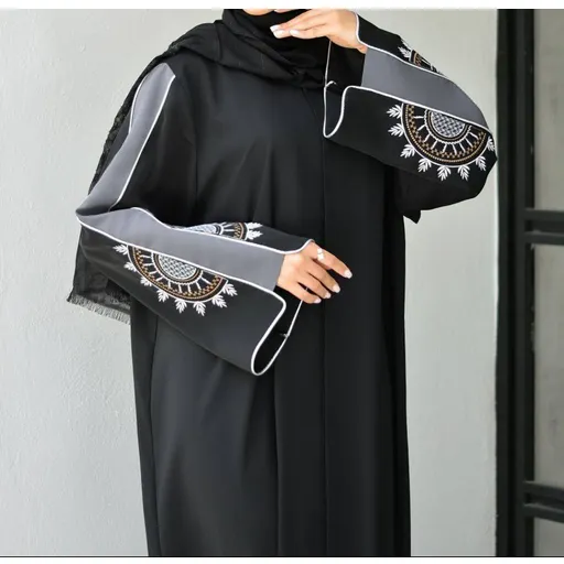 مانتو عبایی خورشید کد #15