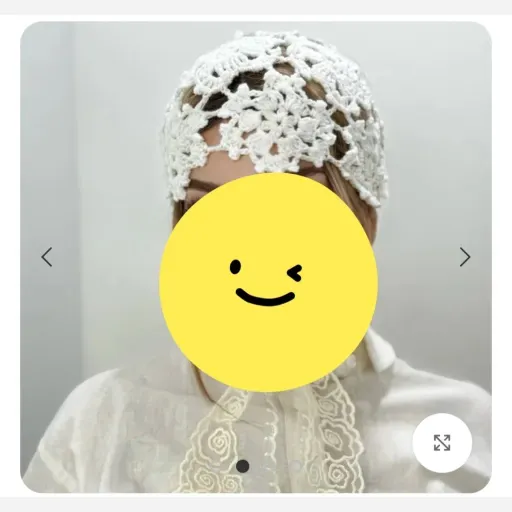 کلاه قلاب بافی گل