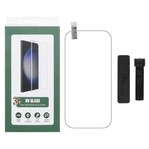 محافظ صفحه نمایش یو وی شیشه ای درجه یک اورجینال UV 3D Glass مدل شیائومی ردمی نوت 15 پرو پلاس - Xiaomi Redmi Note 15 P...