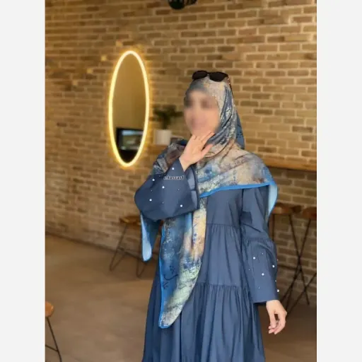روسری نخی قواره 140 سی تو کد 2