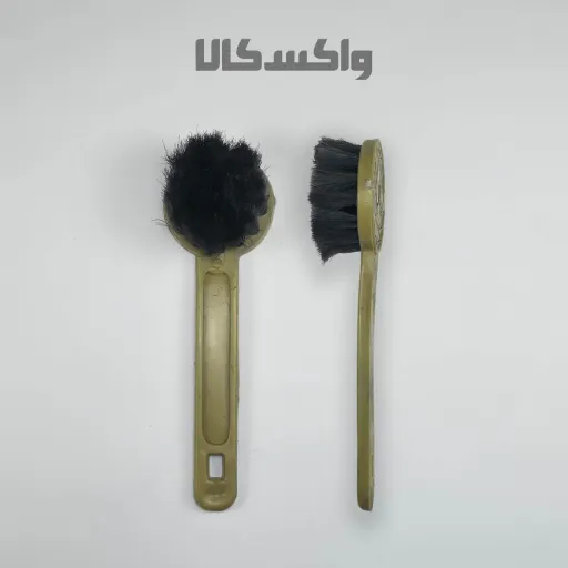 فرچه واکس کفش پلاستیکی رنگ زرد