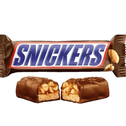شکلات اسنیکرز  Snickers با مغز بادام وزن 50 گرم

