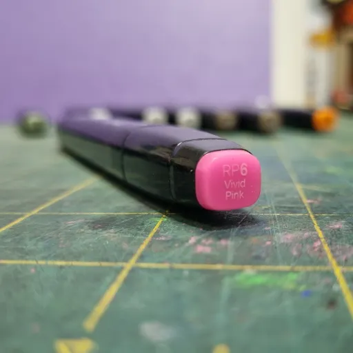 ماژیک راندو دو سر برند تاچ کد RP6 Vivid Pink