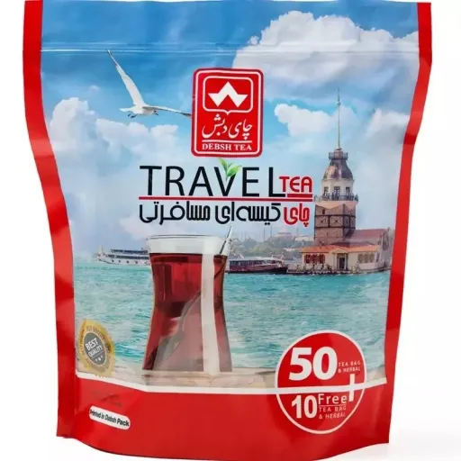 چای کیسه ای 60 عددی مسافرتی دبش 