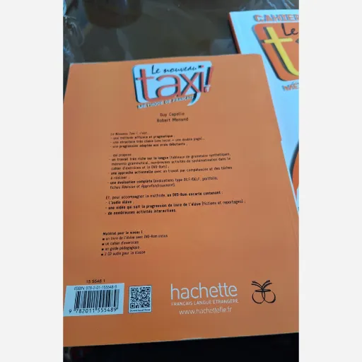 کتاب Le nouveau Taxi1همراه کتاب کار توضیحات رو بخونید