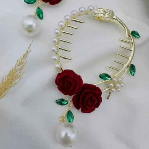 گیره گوجه ای رز قرمز  کیفیت درجه یک