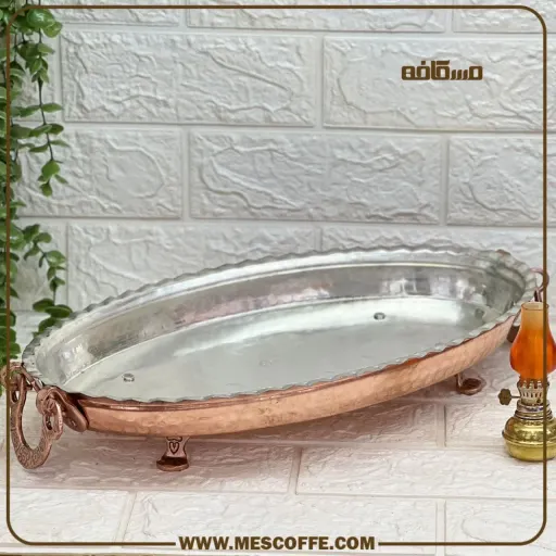 دیس مسی پایه دار(سایز متوسط)