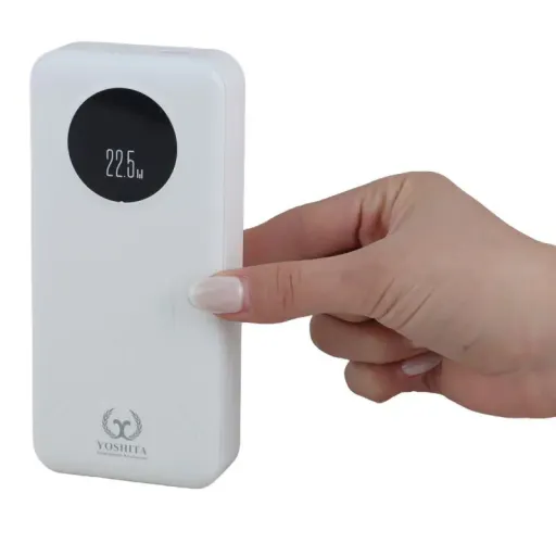 پاور بانک فست شارژ یوشیتا YP-022 PD 22.5W ظرفیت 20000 میلی آمپر ساعت رنگ سفید