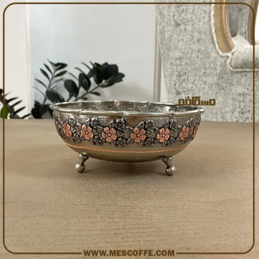 شکلات خوری مسی گل سرخ(کد1899)