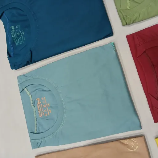تیشرت مردانه یقه گرد جنس نخ پنبه سایز بزرگ 4XL رنگ کد 2