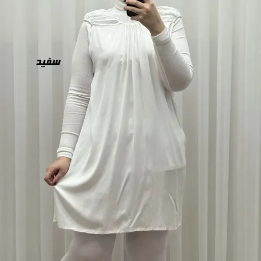 سارافون نخی زنانه کوتاه ساده فری سایز مناسب تا سایز 52 گزینه ها قرمز