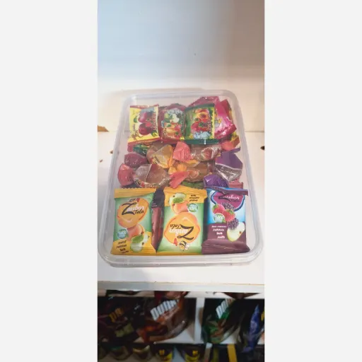 باکس لواشک پذیرایی ملس 500 گرمی
