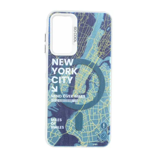 قاب مگ سیف SO COOL طرح New York سامسونگ مدل Samsung Galaxy A25 5G