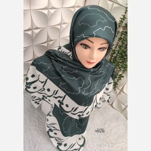 روسری نخی طرح جان فدا کد 524