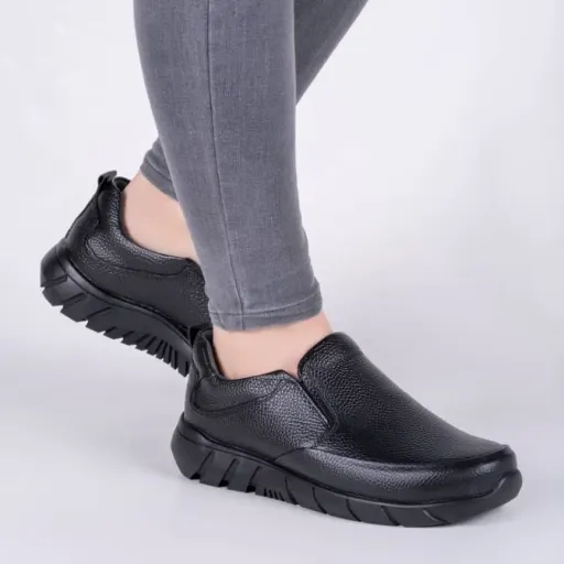 کفش مردانه چرم گاوی تبریز مدل کت CAT  سایز 41