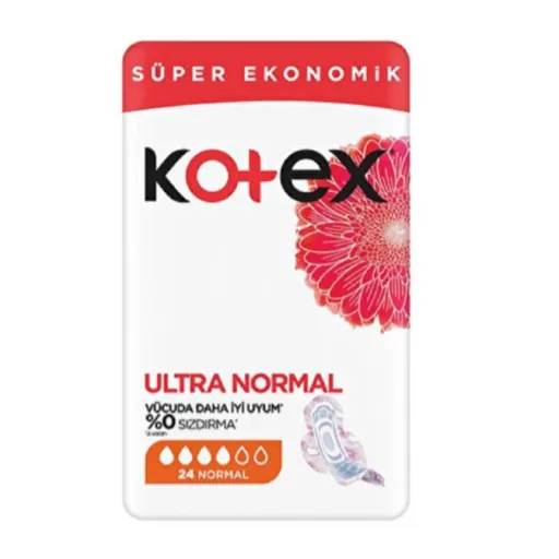 نوار بهداشتی کوتکس مدل Ultra Normal سایز نرمال بسته 24 عددی
