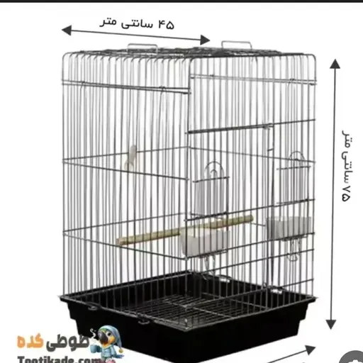 قفس 1033 سایز بزرگ گالوانیزه اصل کوره ای صادراتی