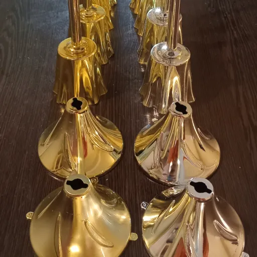 سر پیچ میله ای رنگ نقره ای براق