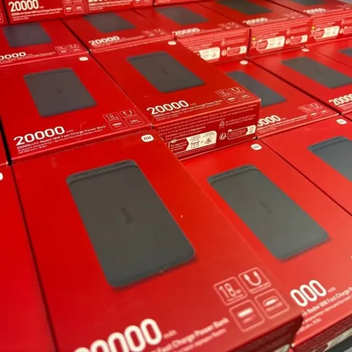 پاوربانک 20000 ردمی شیائومی Redmi PB200LZM فست شارژ 18 وات ظرفیت واقعی و گلوبال رنگ مشکی