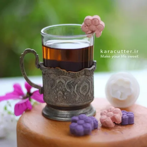 کاتر فشاری قند شکوفه لب فنجونی کد 7