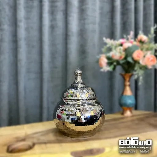 شکلات خوری خمره ای بدون پایه کروم