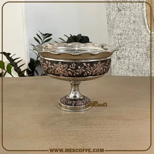 شکلات خوری مسی زنجان(مدل گل یاس/کد1891)