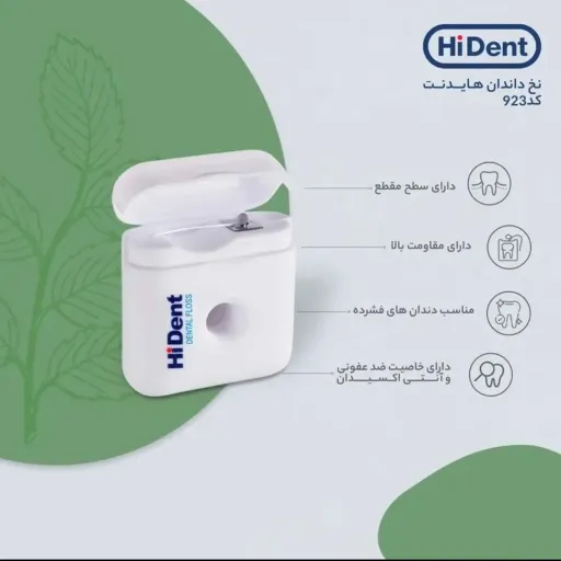 6 بسته نخ دندان های دنت مدل متری کمانی نعنایی و دارچینی 