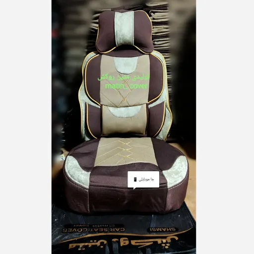روکش صندلی خودرو سمند سورن، سمند جدید جودون. مخمل خارجی مدل خلبانی فول طبی M2024