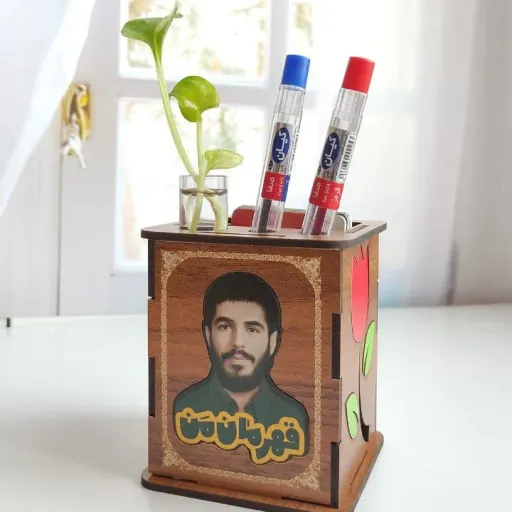 جاقلمی چوبی باطرح شهدا وحال قاسم