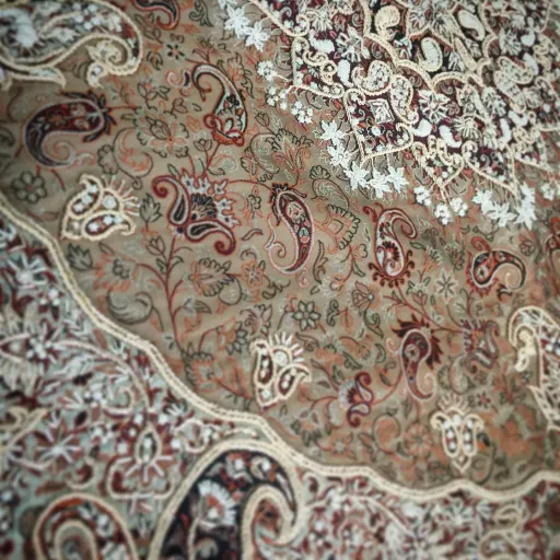 سرمه دوزی طرح شاه پرند