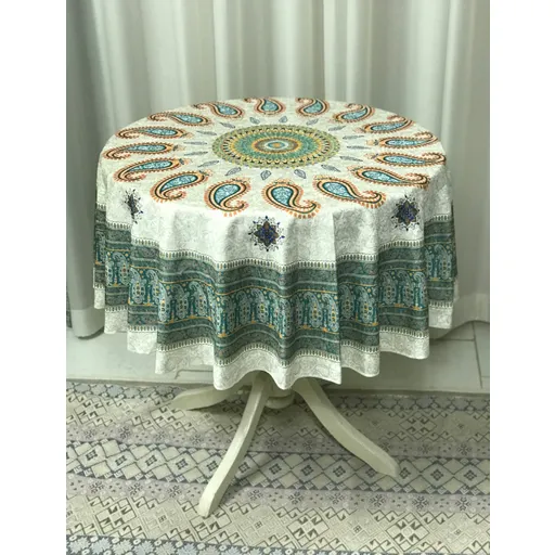آی گل دایره قطر 140 سبز پررنگ