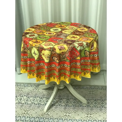 چهل تیکه دایره قطر 140 قرمز