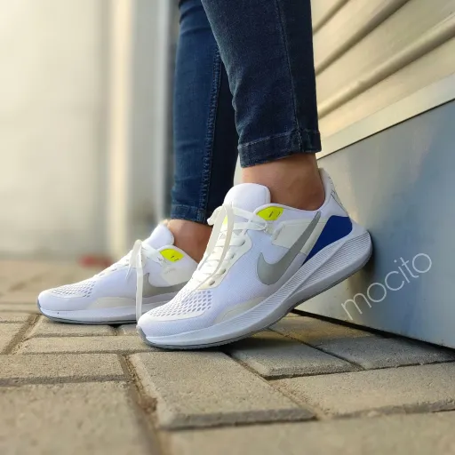 کتانی نایک زوم کتونی نایک زوم وومرو رنگ و سایز سفید مشکی 43